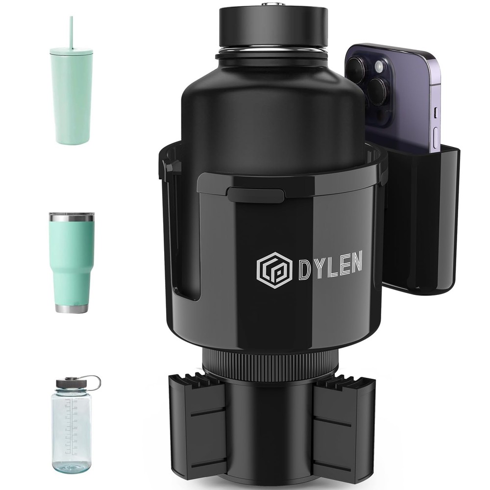 Car Cup Holder Expander, Extender Adapter for with Black