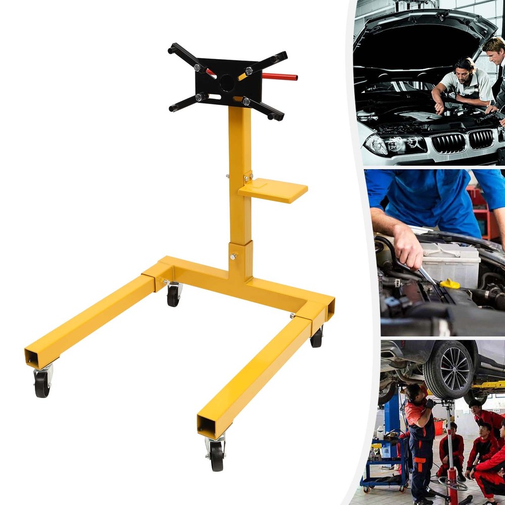 567kg/1250lbs Rotating Engine Stand Motor Rotating Lifting Mount Assembly 360°