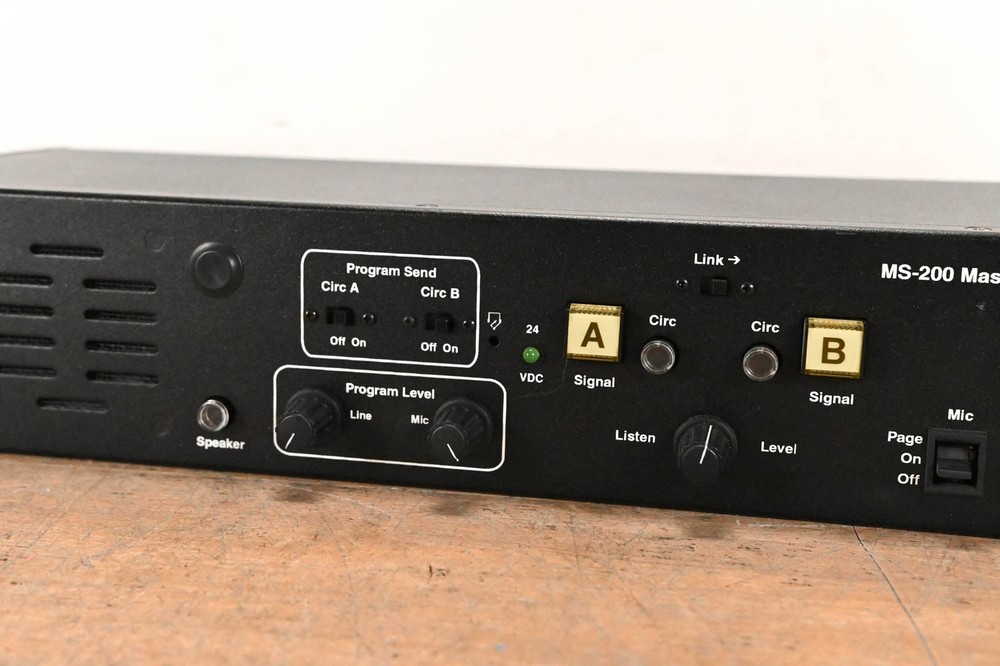 Production Intercom MS-200 2-Channel Master Station (NO POWER SUPPLY) CG01CSV