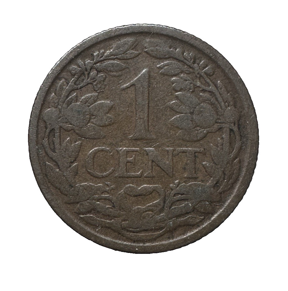 Netherlands one 1 Cent 1929 Yr. Type KM 152