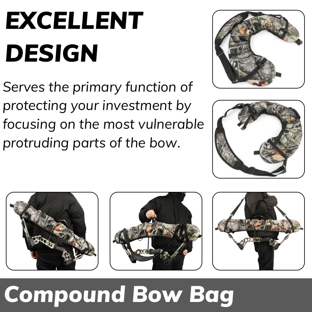 Neoprene Compound Bow Bag Protector Quiver Target Shooting Hunting Archery Train