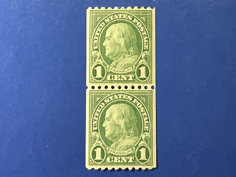 Benjamin Franklin 1 Cent Stamp U.S. Postage Green Mint Never Hinged