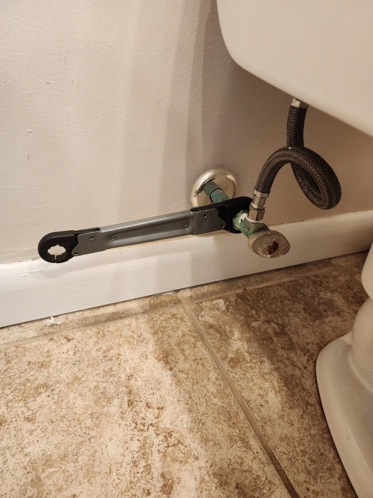 Plumbing Tools Angle Stop Removal Wrench Kit Removing Compression Ring Angle-On