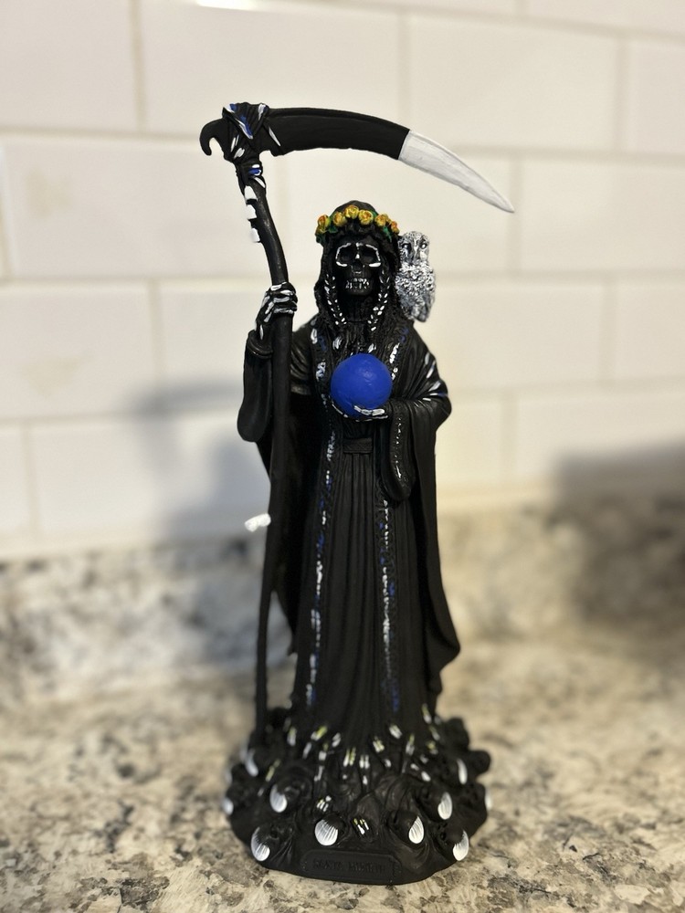 Multicolored Santa Muerte Statue