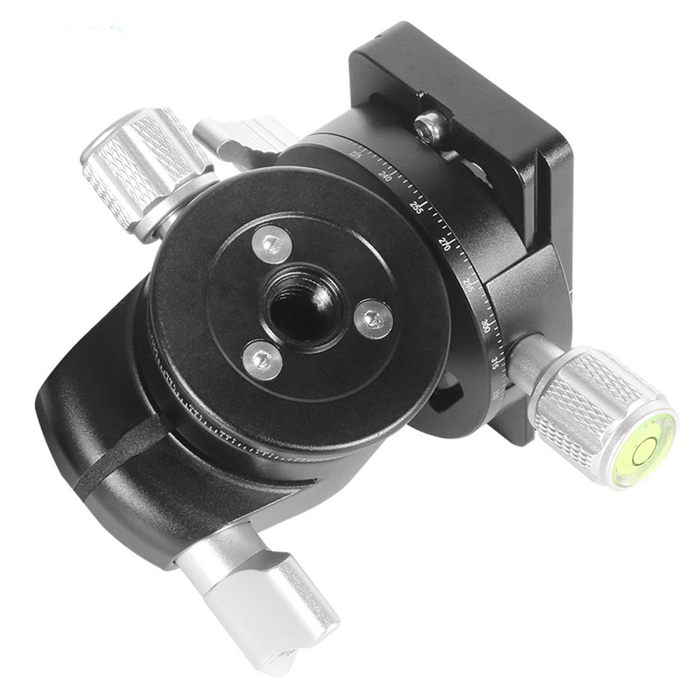 Low center gravity tripod panoramic head With Quick Release Plate for DSLR Came