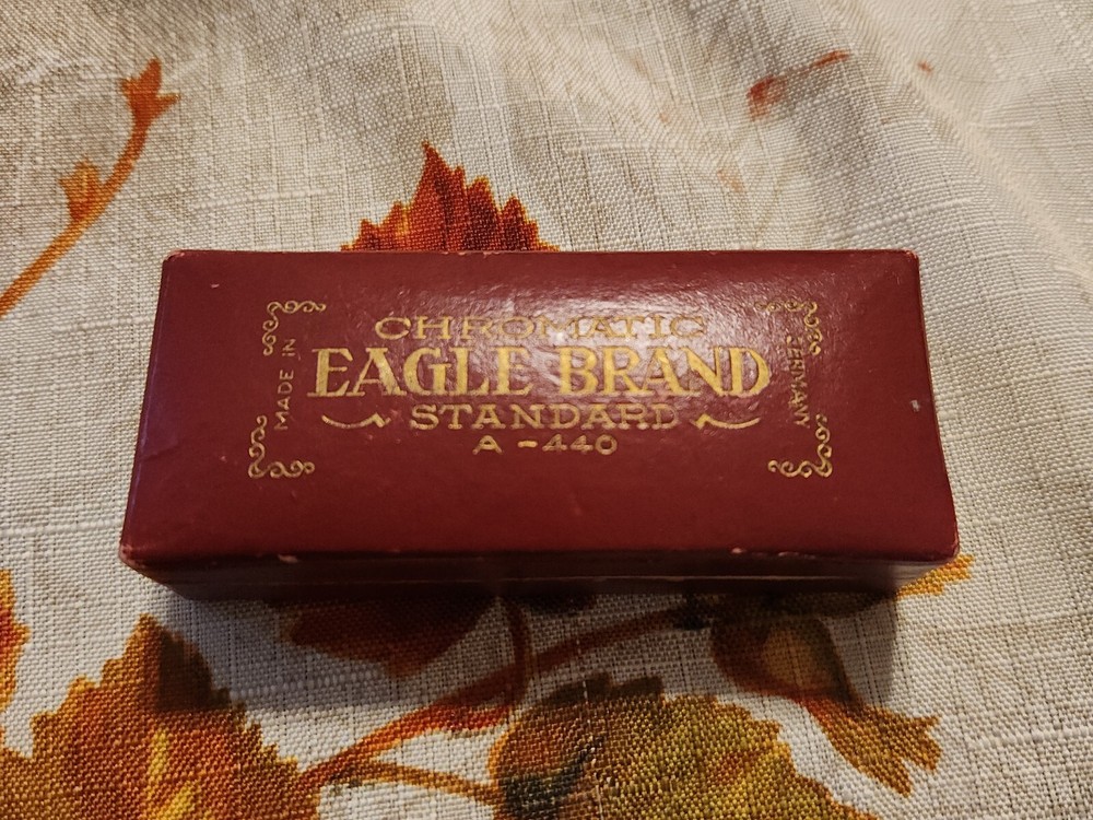 CHromatic harmonica Made In Germany Eagle Brand A-440