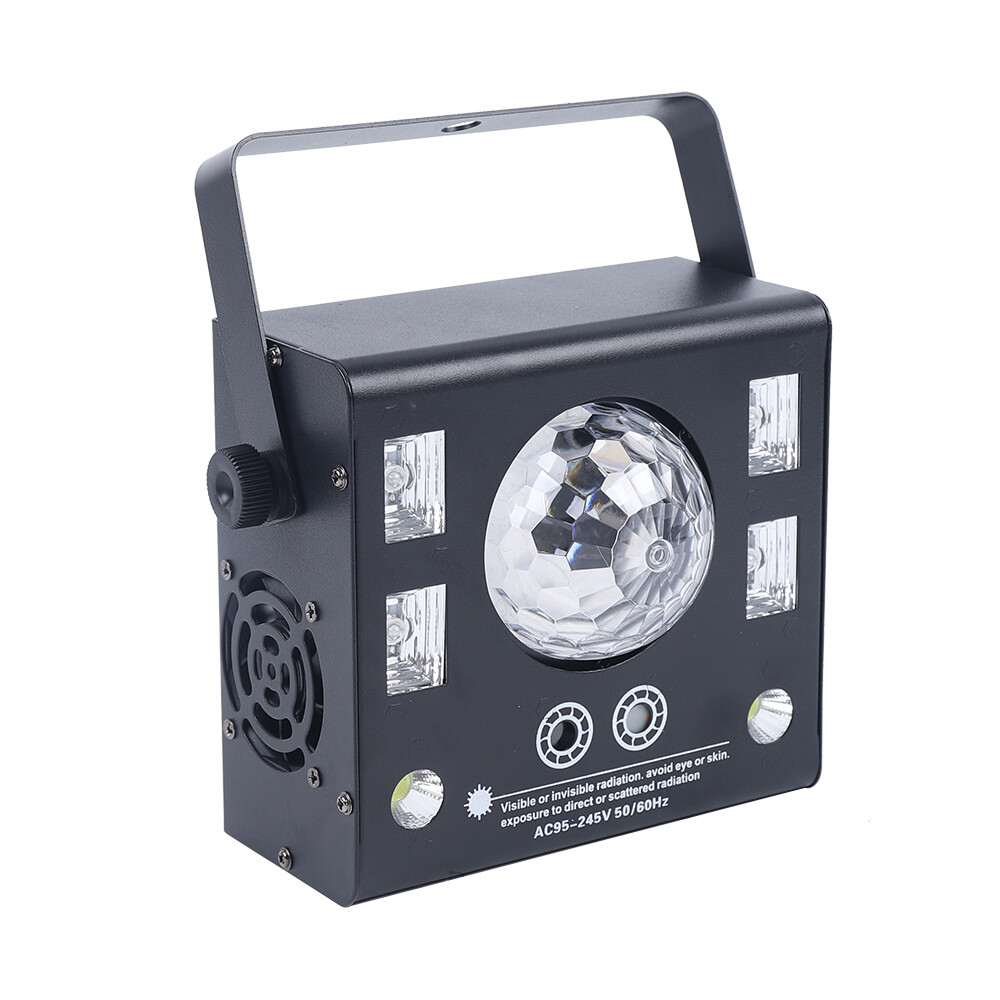 New 4 in 1 Mixed LED Light Party DJ Disco Lights Effect Pattern Strobe Light