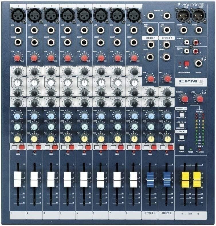 Soundcraft EPM8 8-Channel Multi-format Mixer