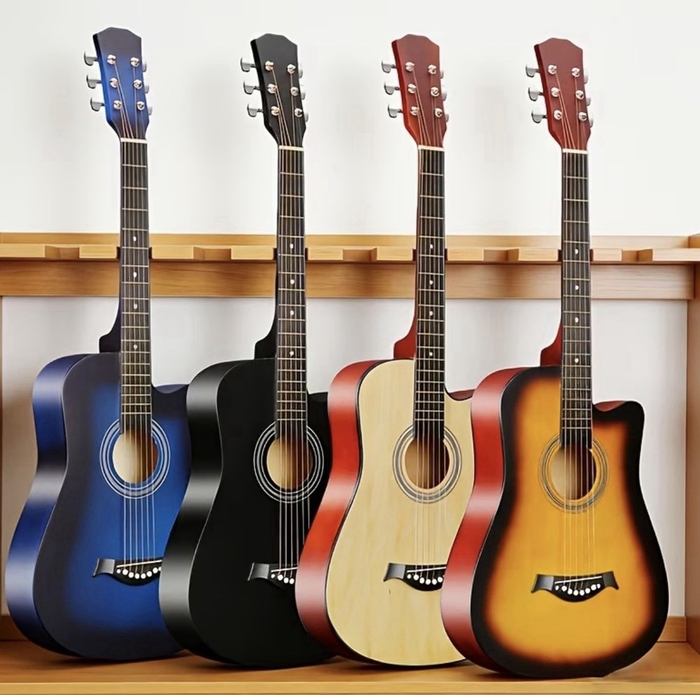 38-inch Wooden Classical Guitar Starter Kit, Includes Strings, Gig Bag, Strap