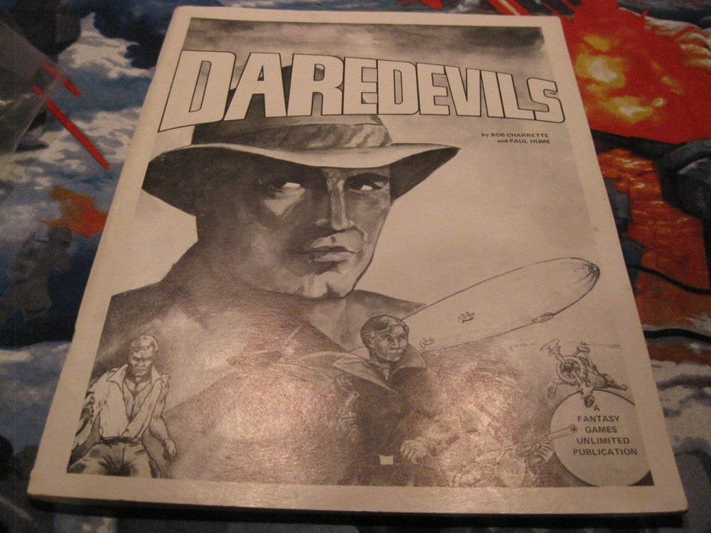 Daredevils RPG by FGU. Boxed Set plus Adventures