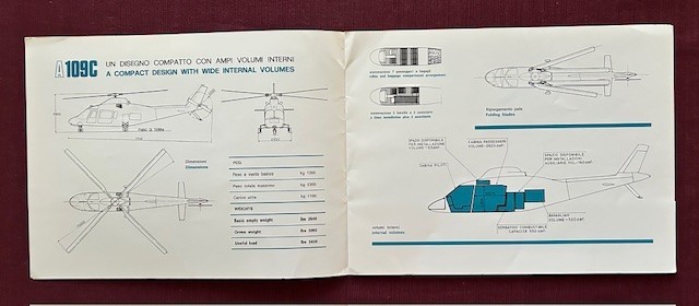 Agusta 109C 1975 Brochure