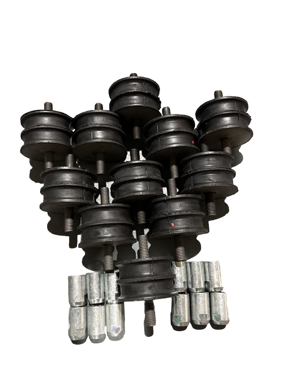 Set of 12 Benford Terex Roller Mount Single Drum MBR71 1702-214 Anti Vibration