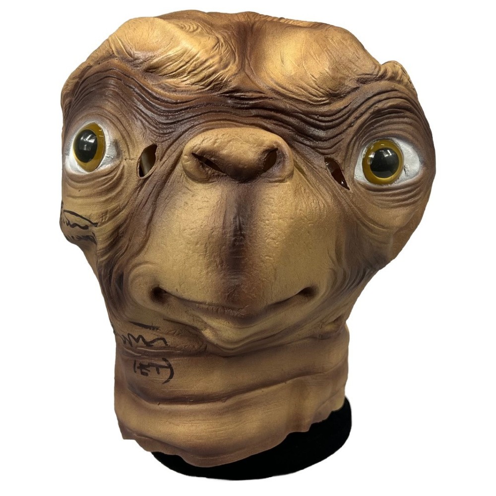 DeMeritt, Thomas, Wallace & MacNaughton autographed signed mask E.T JSA