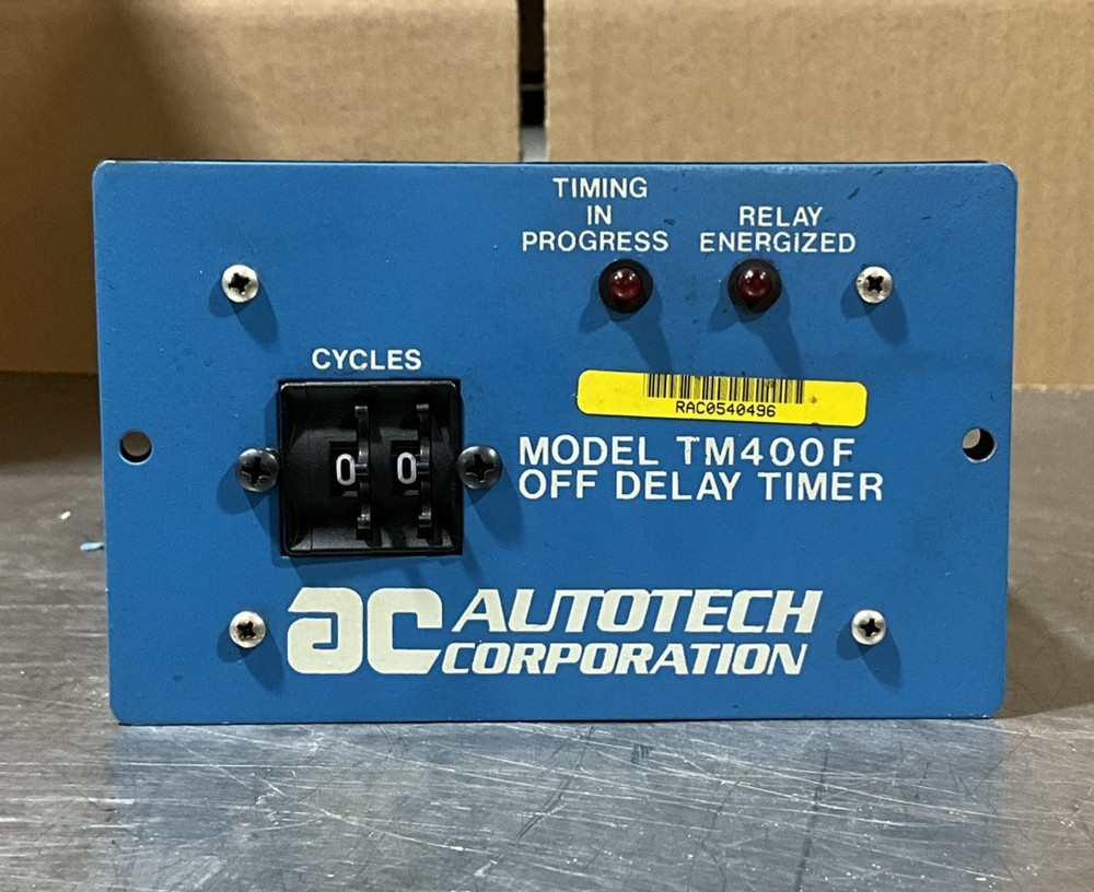 AUTOTECH CORPORATION TM400F OFF DELAY TIMER