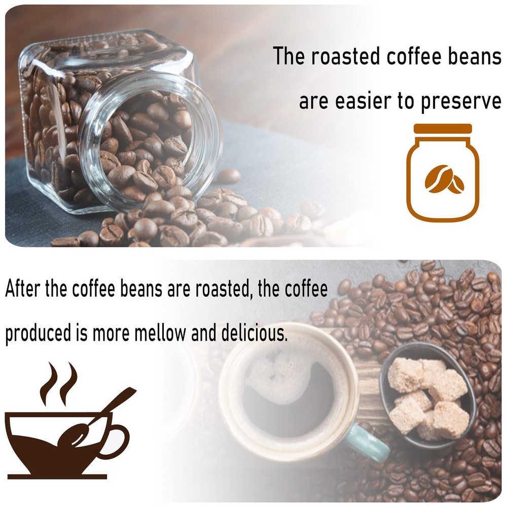 Electric Coffee Roaster Machine Multifunction Timer Household Popcorn Nuts Bean