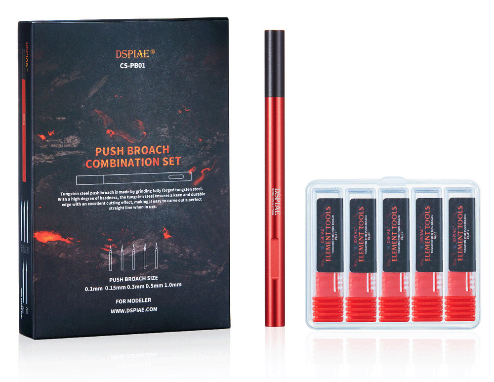 DSPIAE Push Broach Combination Set for Scribing CS-PB01 - US
