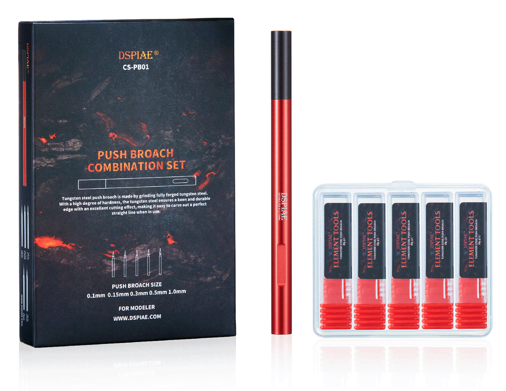DSPIAE Push Broach Combination Set for Scribing CS-PB01 - US
