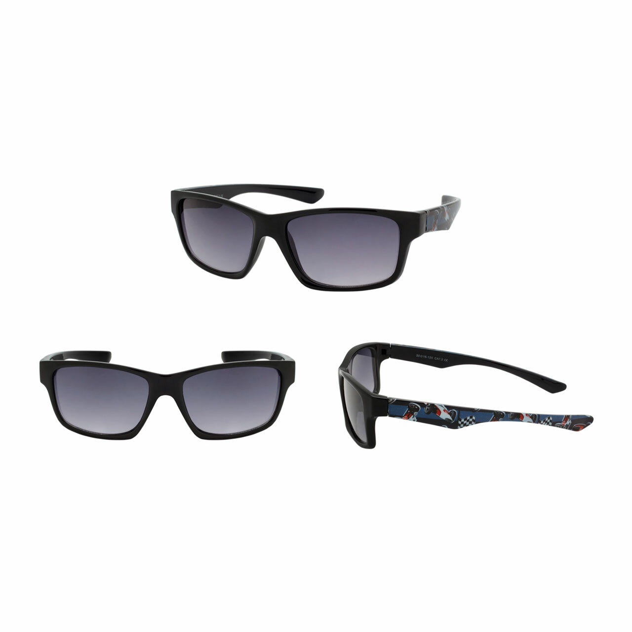 Boys Sunglasses 6 - 12 Kids Sunglass For Boys With Case Sport Cycling Child Size