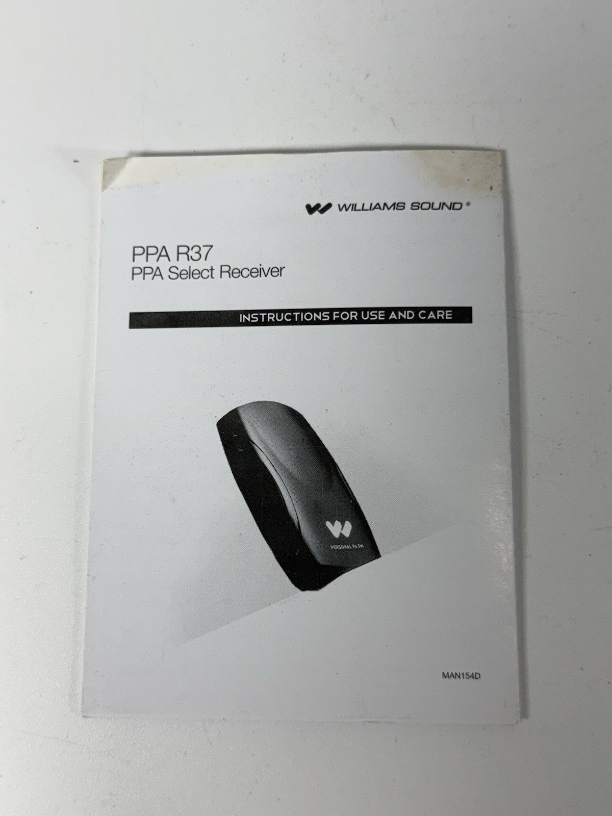 Williams Sound PPA R37 FM Receiver with Seek/Scan Function - New / Damaged Box