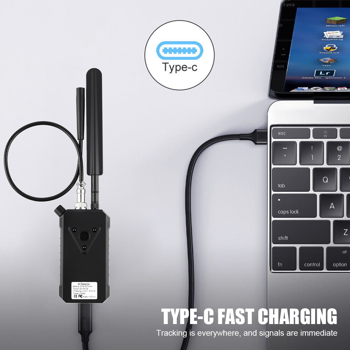 Wireless RF Detector Anti-Spy Camera GSM GPS Bug Tracker Finder Scanner Device