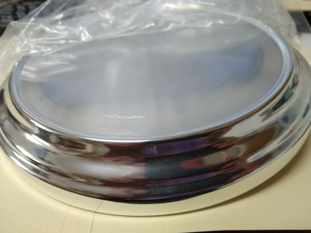 Silvertone Stacking Bread Plate Artistic RW 504a