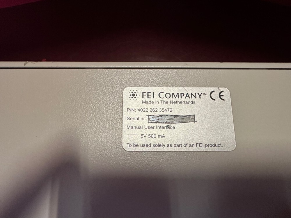 AS IS UNTESTED FEI Company 4022 262 35472 Controller
