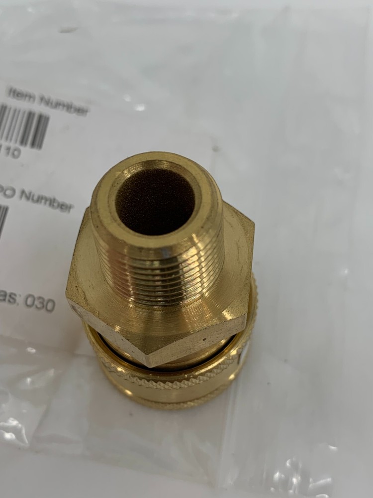 General Pump D10004KH Hotsy Brass Coupler Socket 3/8" MPT