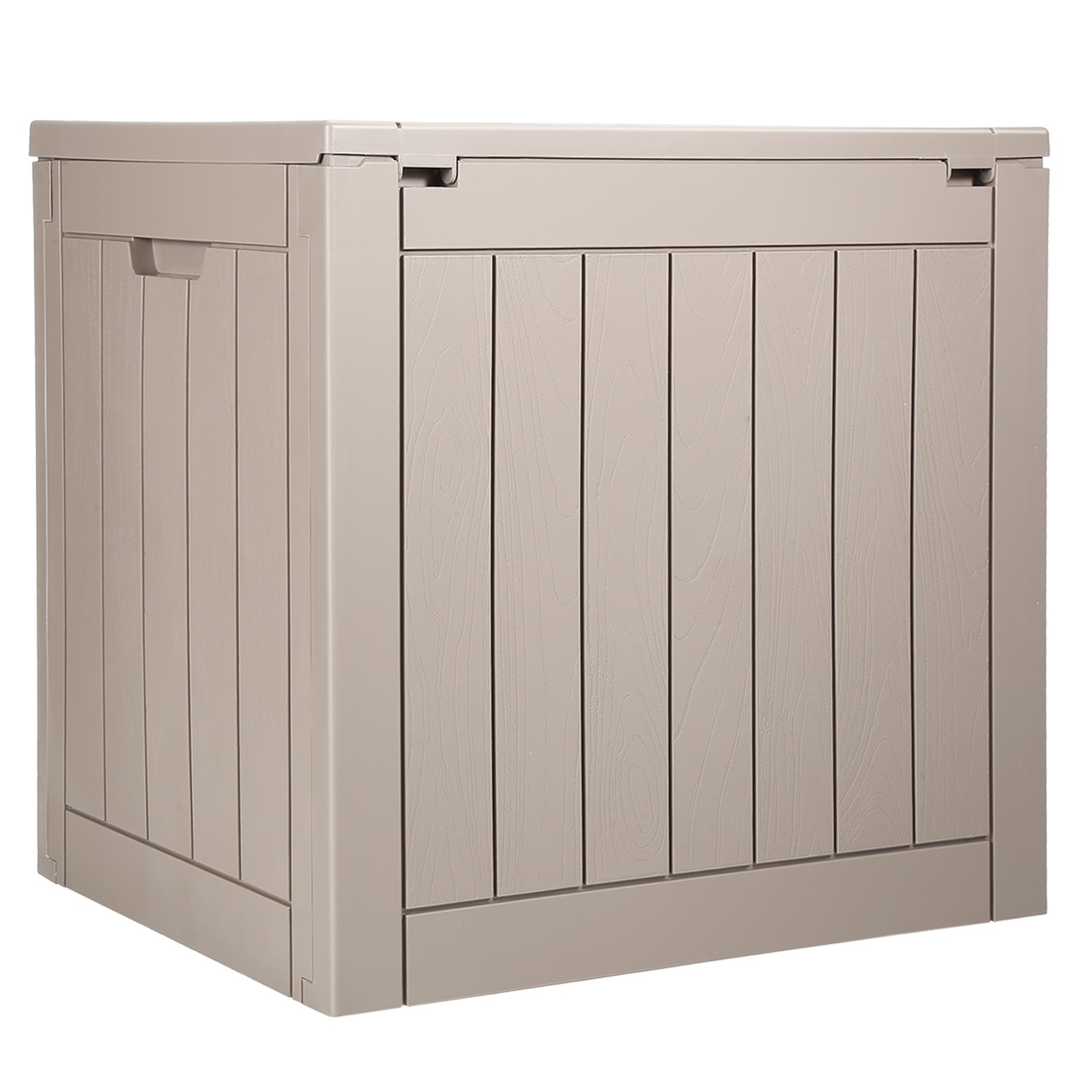 Uimoso 31-Gallon Resin Deck Box for Outdoor Storage and Patio Organization