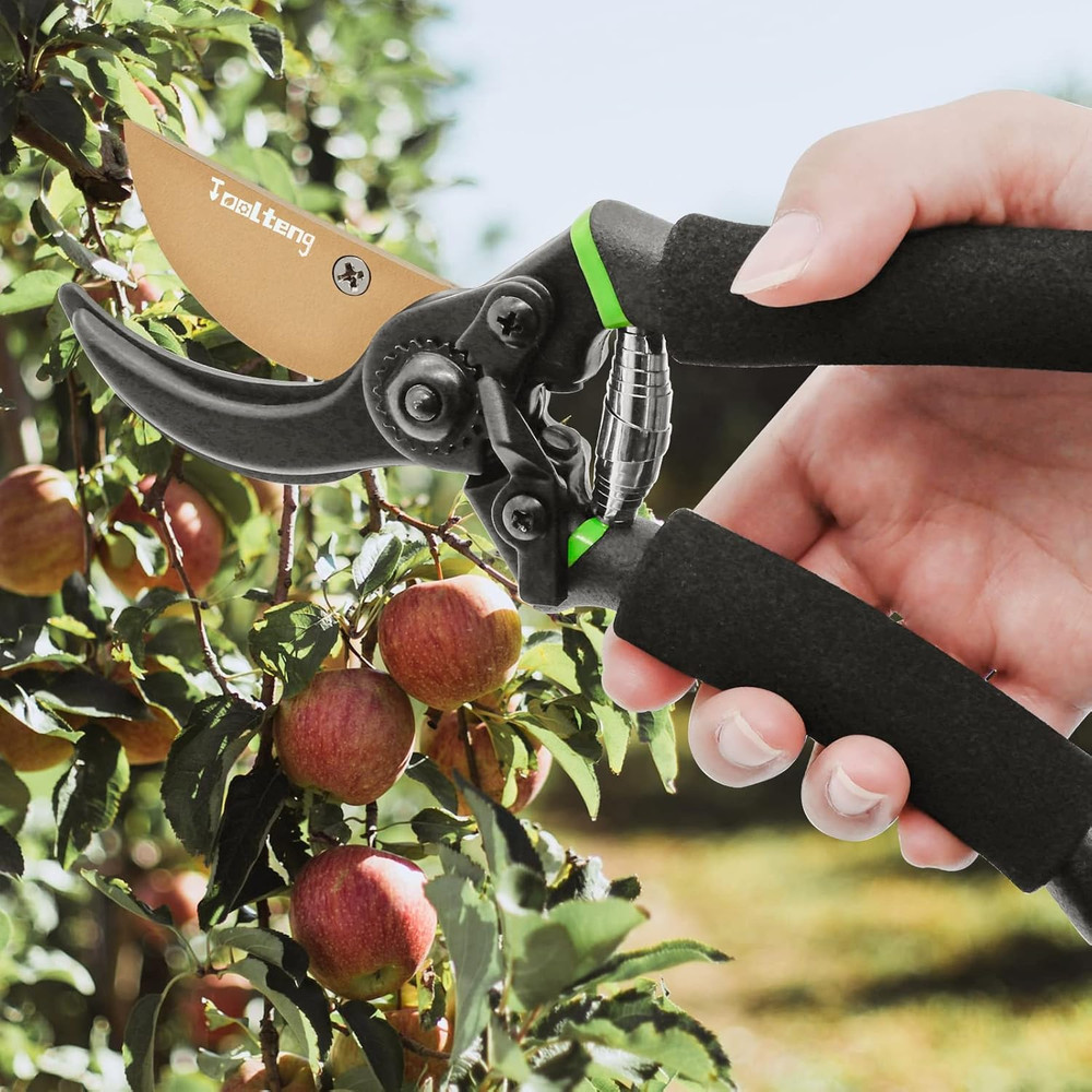 Premium Bypass Pruning Shears, Heavy Duty Ultra Sharp Hand Pruners, Professional