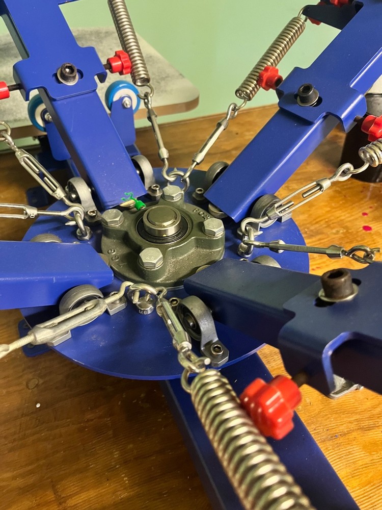 screen printing equipment used