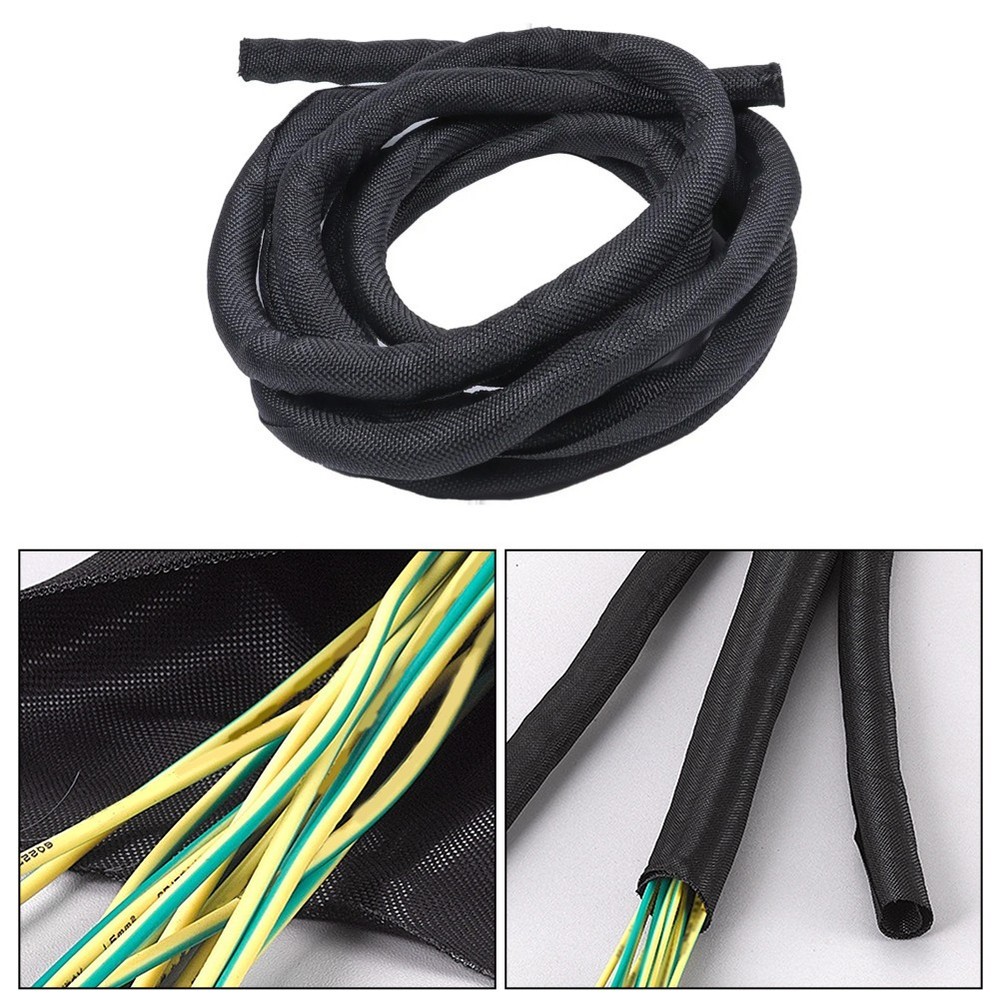 Automotive Harness Wrap Wire Routing Solution Tangle-Free Adjustable Length
