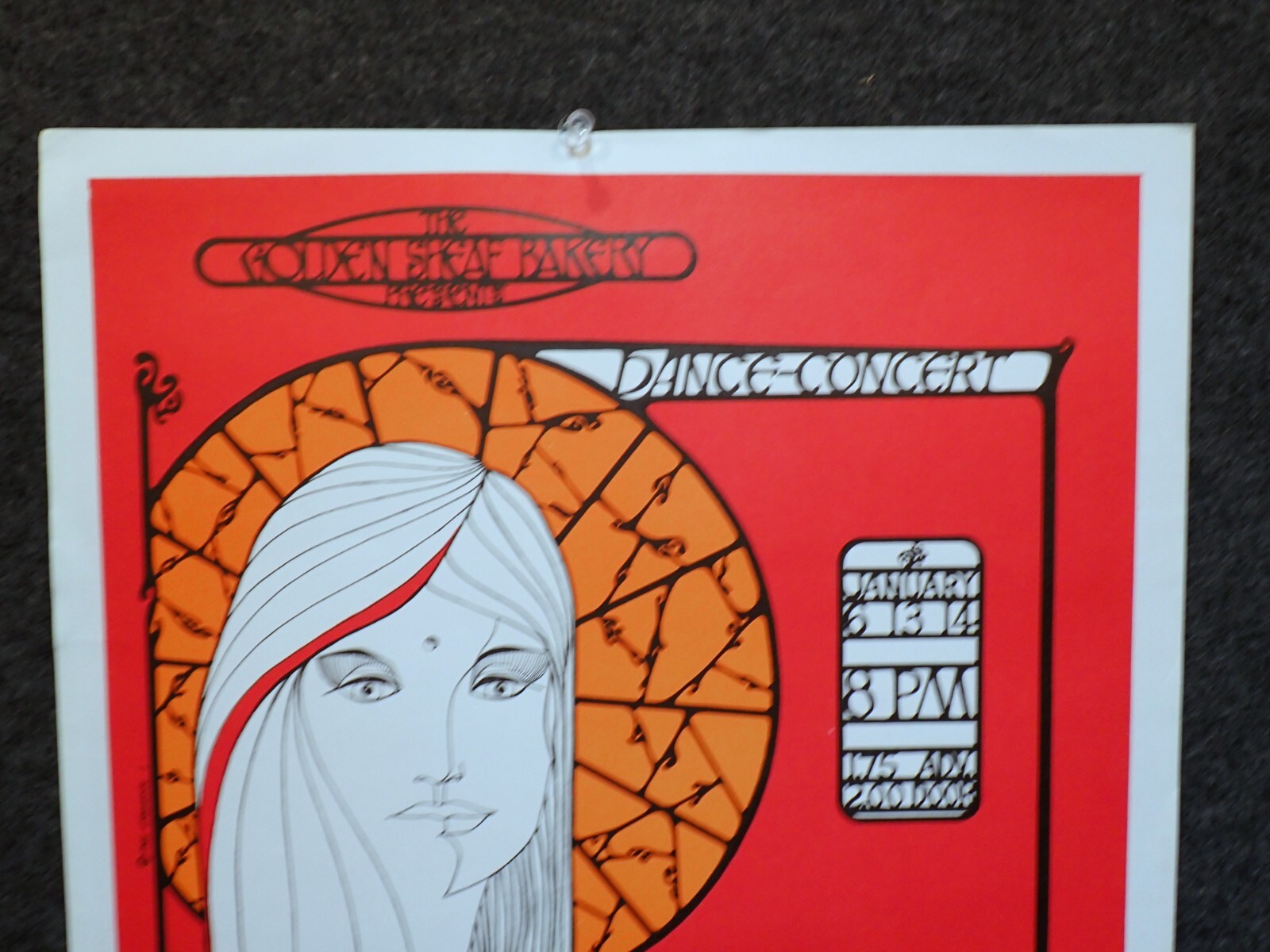 FIRST PRINTING 1966 JANIS JOPLIN COUNTRY JOE FISH CONCERT POSTER BERKELEY