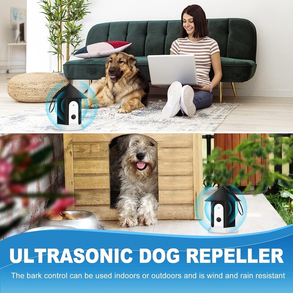 Anti Barking Device, Dog Barking Control Devices with 4 Adjustable Sensitivity &