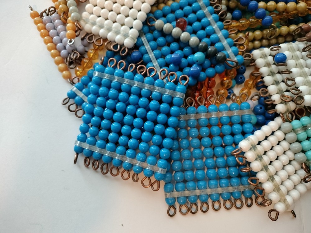 Huge Montessori Math Bead Material Lot