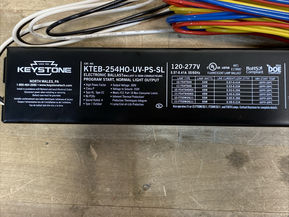 **NEW** Keystone KTEB-254HO-UV-PS
