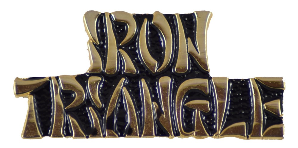 IRON TRIANGLE HAT PIN