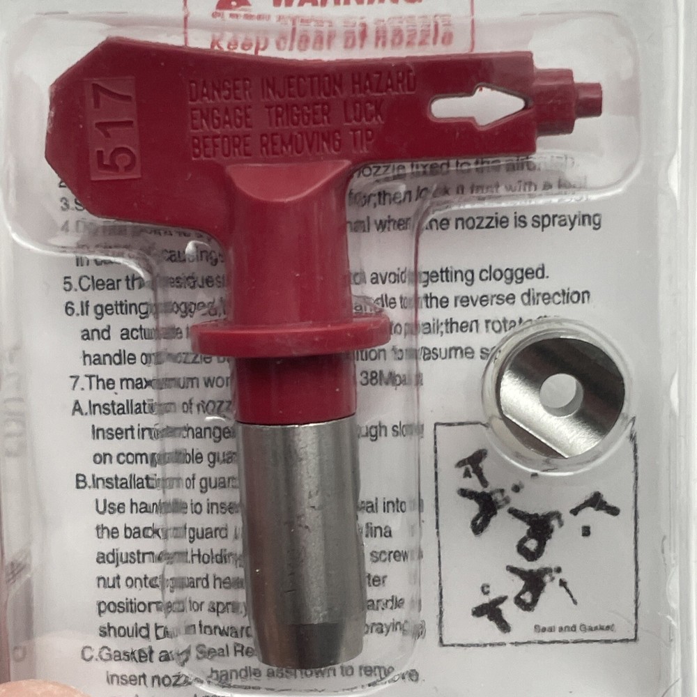 (5 pack ) dez sc-6 airless spray tip 517