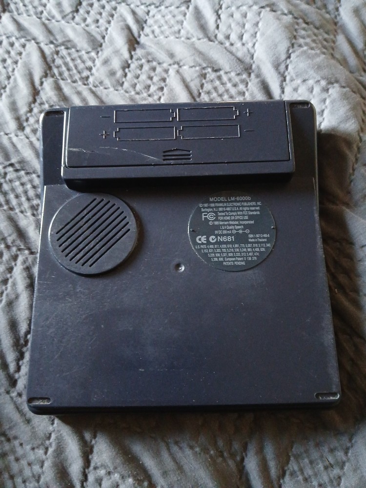 Franklin LM-6000B The Speaking Language Master Vintage Tested Working