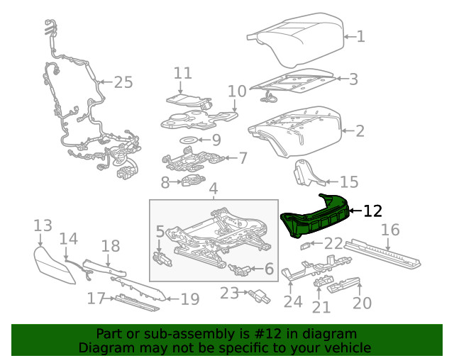 Genuine GM Support Panel 13549389