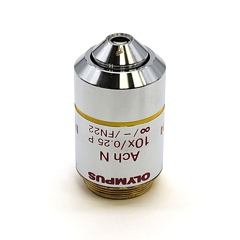 Olympus Microscope Objective Ach N 10x P Pol