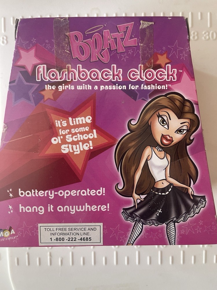 Bratz 2004 Flashback Flower Clock Original Packaging NOS