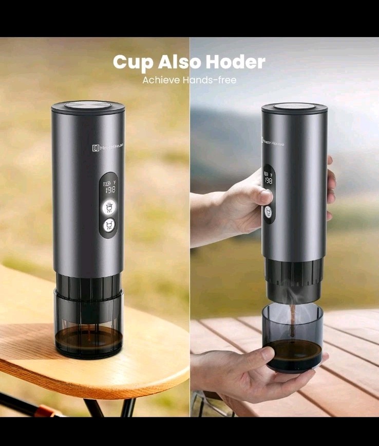 Portable Espresso Machine, Mini Espresso Maker, Self Heating Coffee Maker Compa