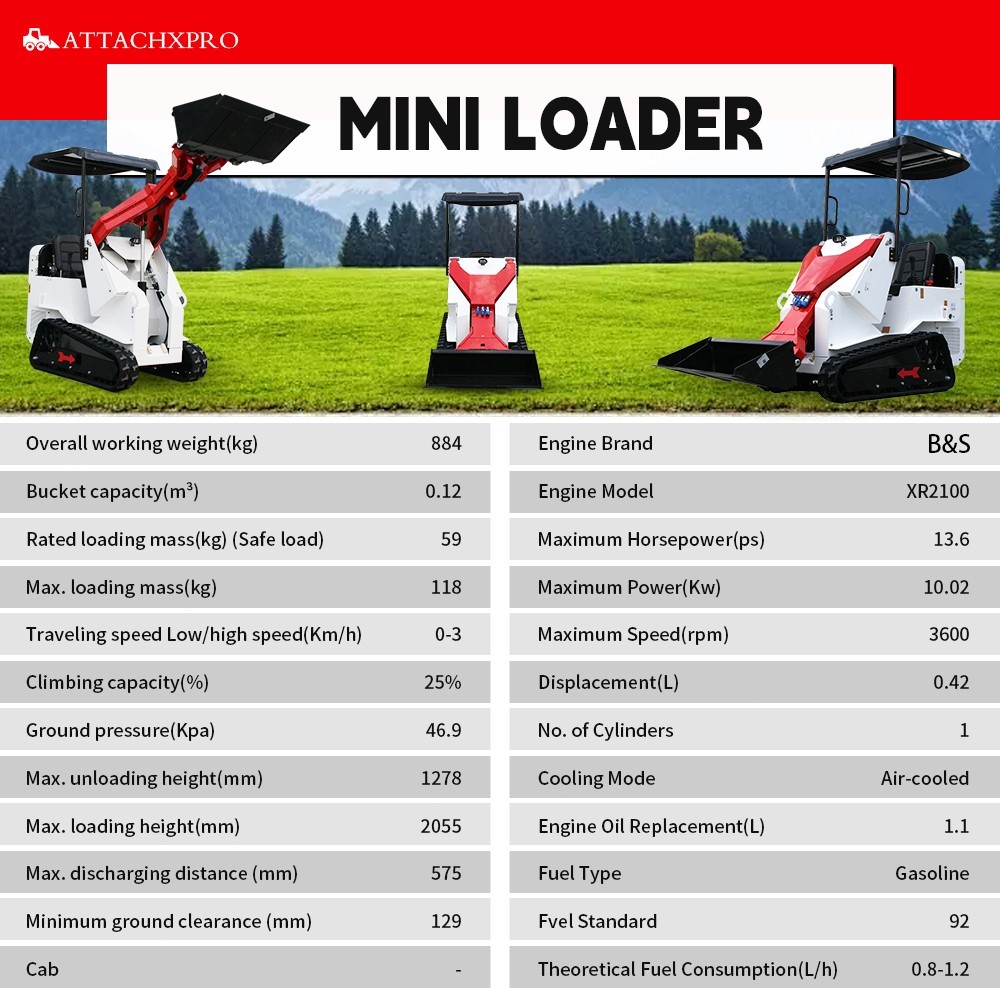 13.5HP B&S Ride-on Skid Steer Loader Gas Engine, Free Shipping