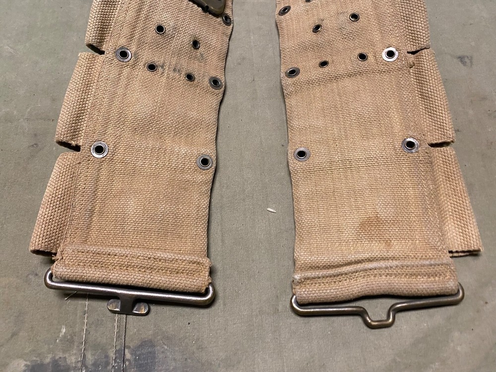 ORIGINAL WWI US ARMY M1910 INFANTRY M1903 RIFLE 10 POCKET AMMO BELT-RUSSELL