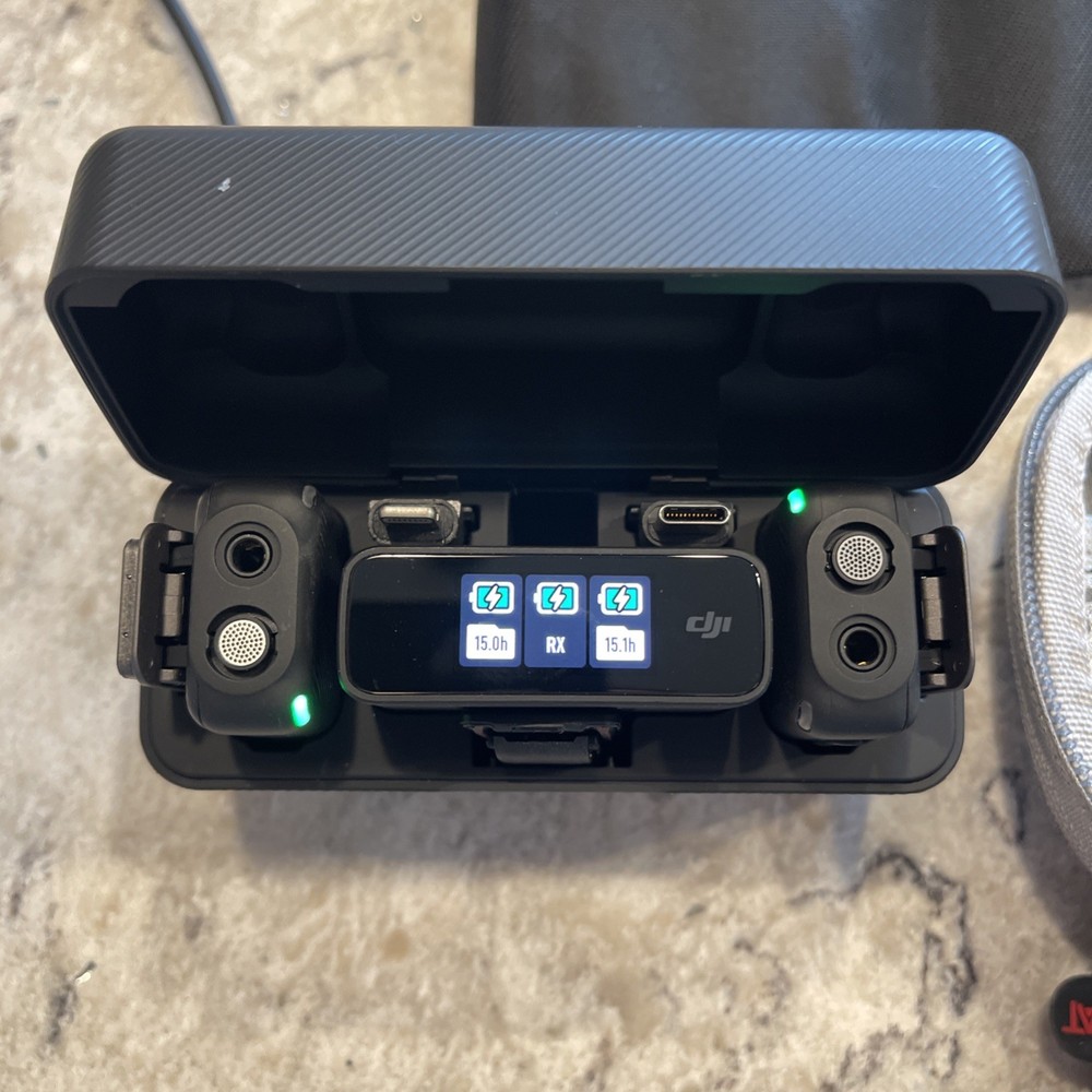 DJI Mic (2 TX + 1 RX + Charging Case) Wireless Microphone