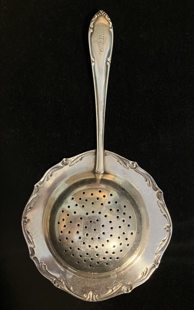 Antique Silver Tea Strainer