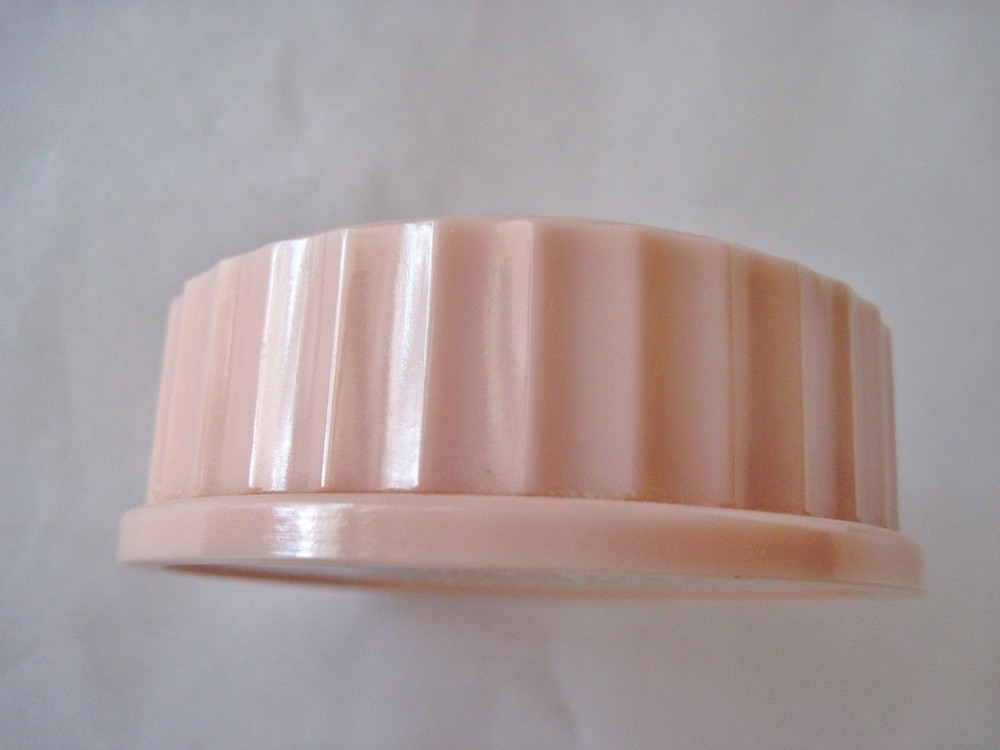 Charming Rare Vintage Celluloid Face Powder Container "Margo" *