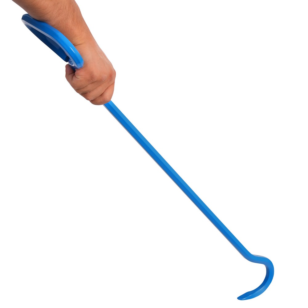 2PCS J-Shaped Versatile Lifting Hooks, Blue Tool Hook, Manhole Cover Hook Tool