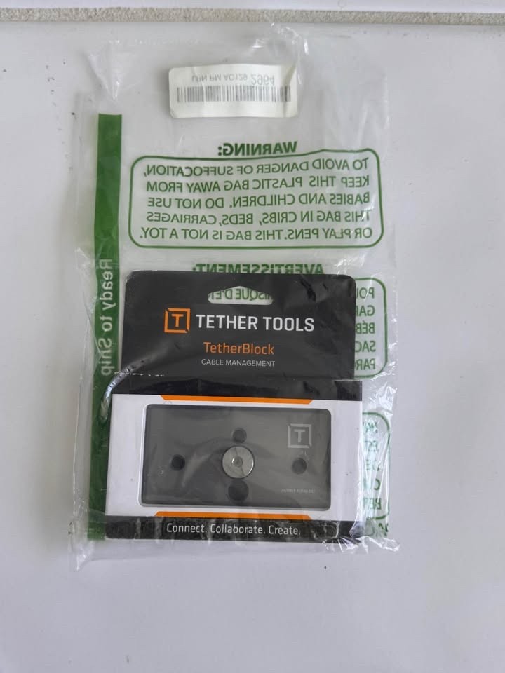 New Tether Tools TetherBlock QR Plus Quick Release Plate (Thunder Gray) #33794