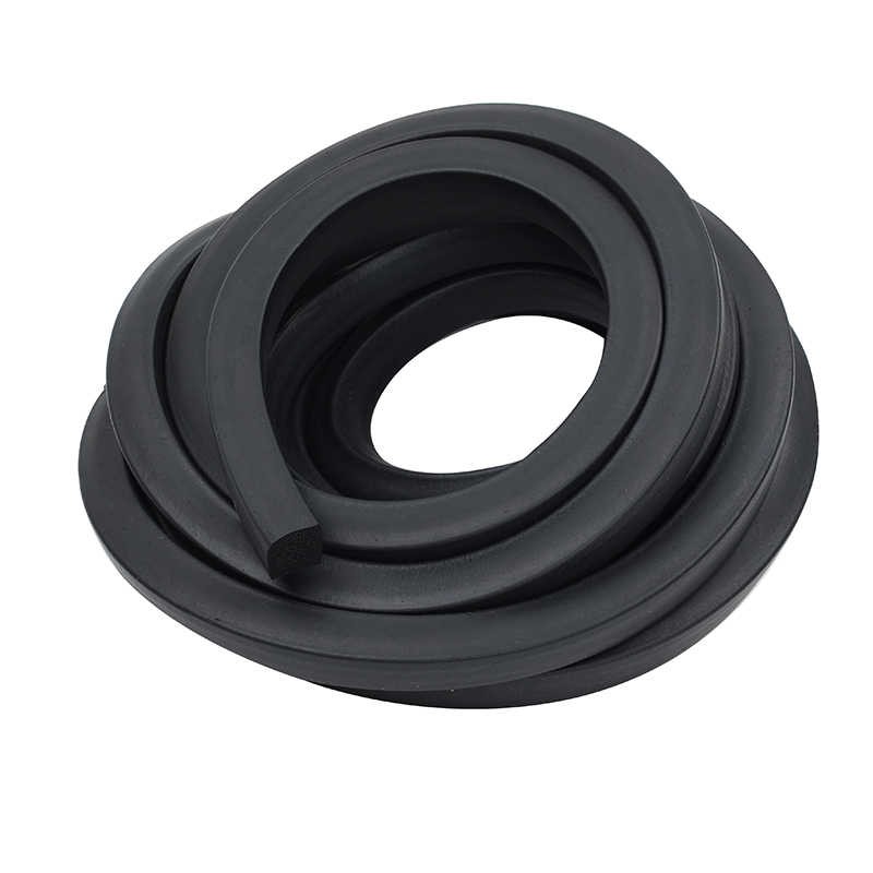 Black Silicone rubber sponge strip Closed Cell Square Foam Backer Rod Seal